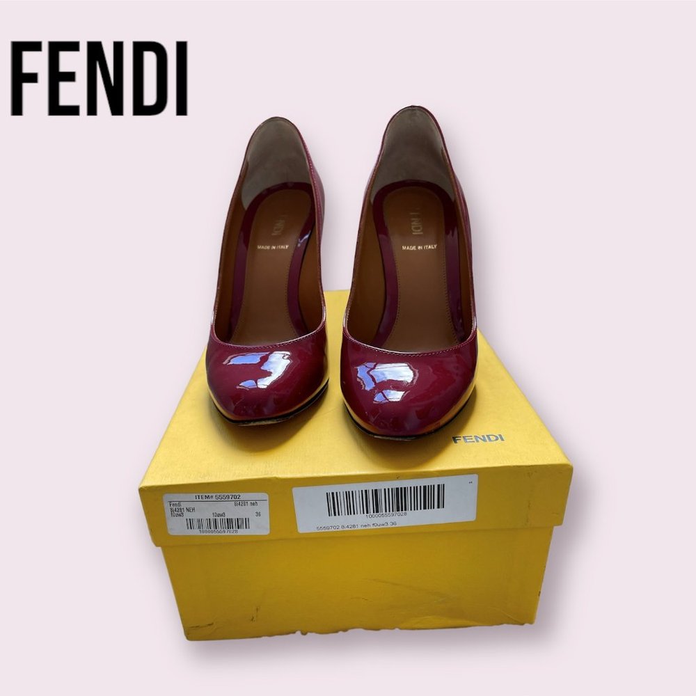 Fendi -Décolleté Vernice Fendi - High Heels -AUTHENTIC!!! Very Good Condition!!!